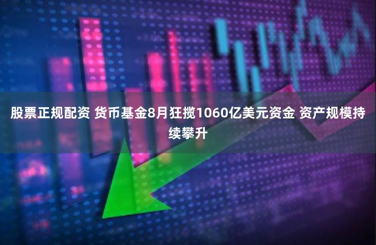 股票正规配资 货币基金8月狂揽1060亿美元资金 资产规模持续攀升